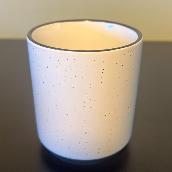 THRESHOLD Warm and Cozy White Speckled Stoneware Mug ~ Hygge Style - Picture 6 of 11